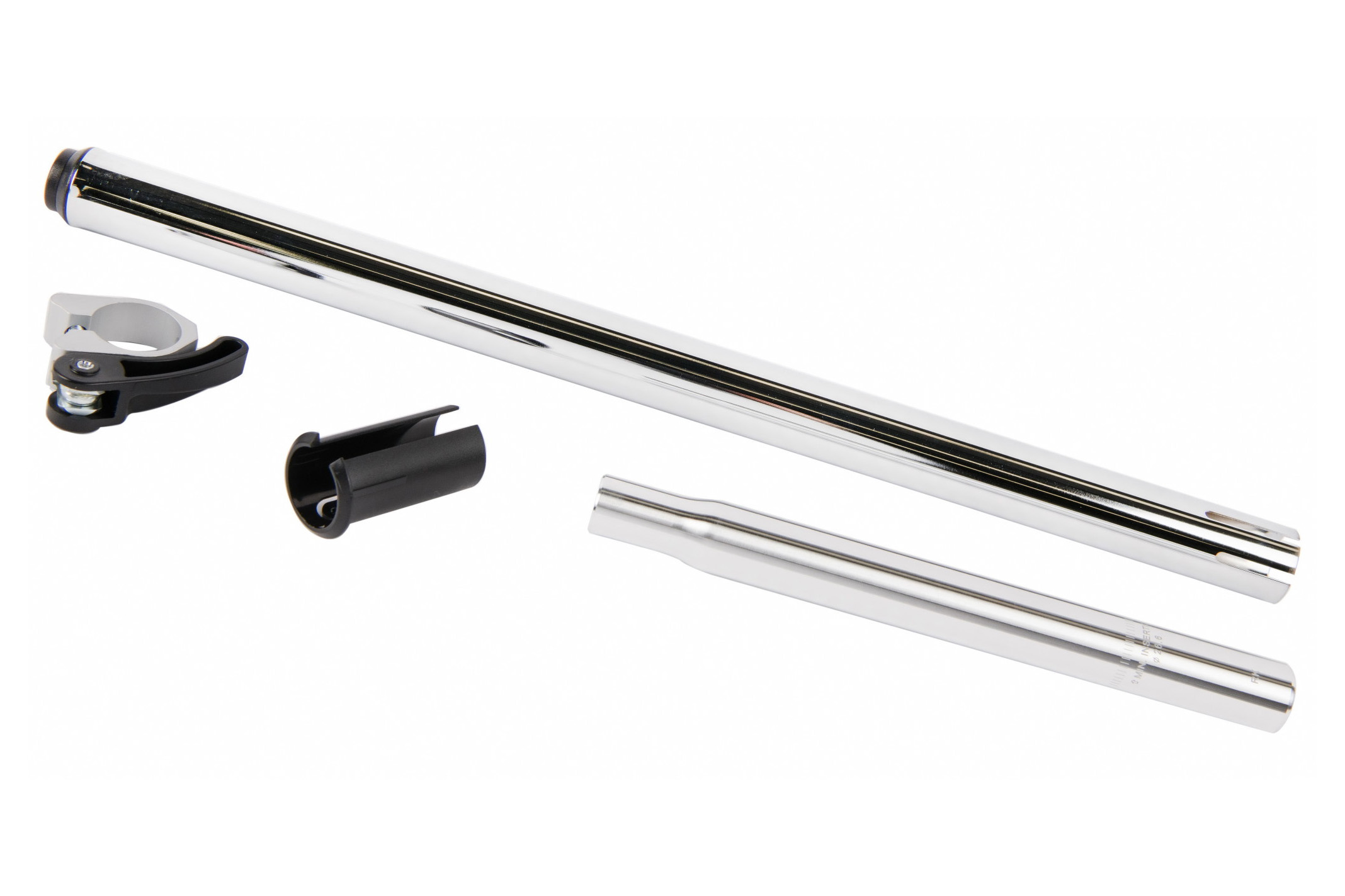 Telescopic Seatpost Snap-Fit in Silver Silver , 