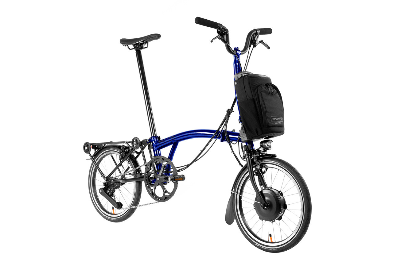 Electric P Line Urban with Roller Frame - 4 Speed Bolt Blue Lacquer Mid, 