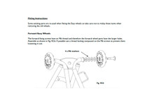 Brompton Eazy Wheel Rollers With Fittings 6mm Holes