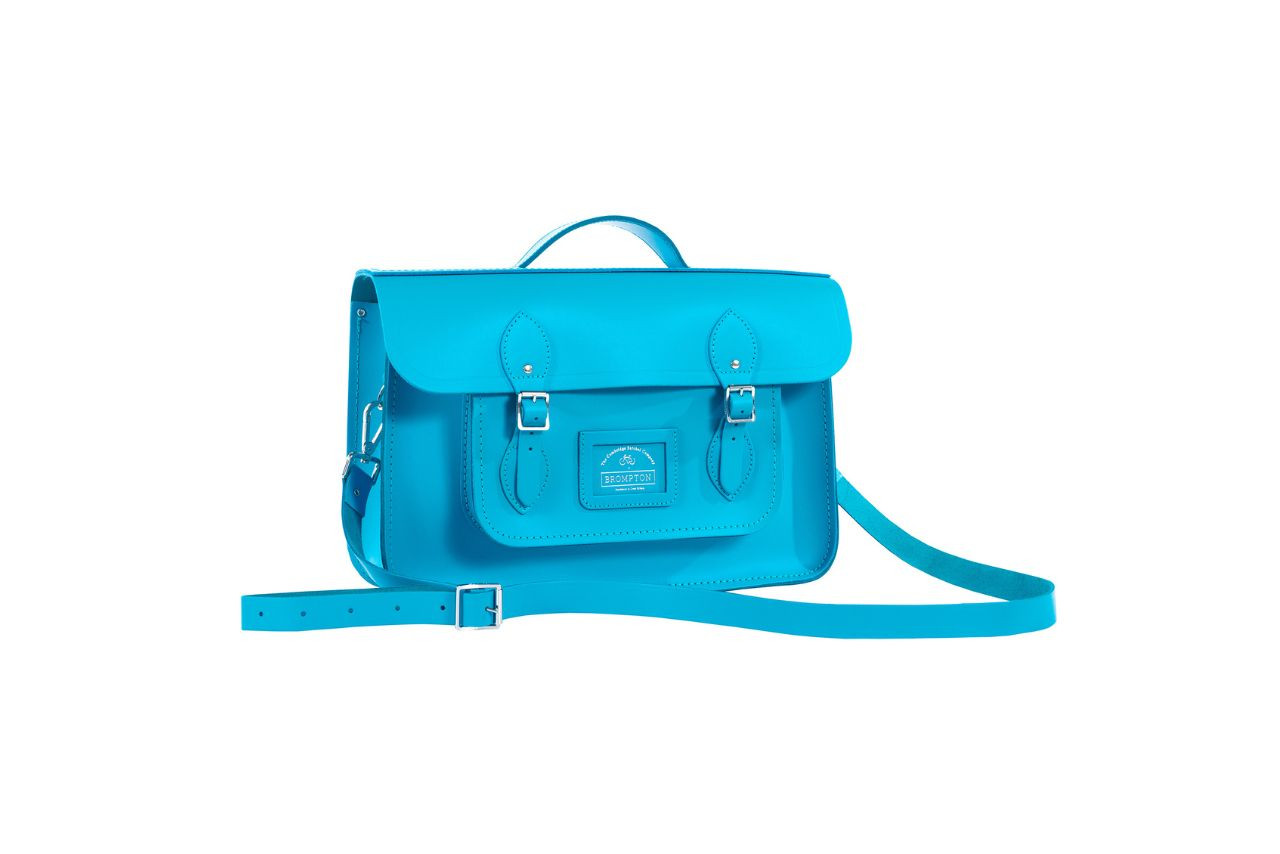 Cambridge Satchel in Lagoon Blue