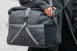 Brompton Borough Roll Top Bag Large in Dark Gray