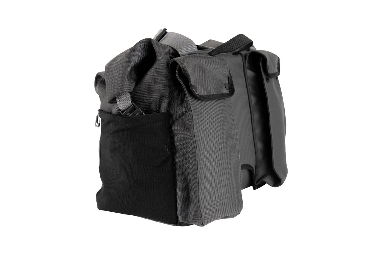 Brompton Borough Roll Top Bag Large in Dark Gray