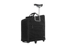 Padded Travel Bag With 4 Rollers Black